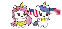 Independence Day Party Sticker by Brave Unicorn