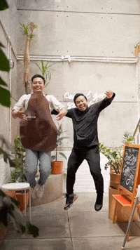 hubertjonathan fun coffee floating jakarta GIF