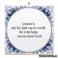 Nieuw Begin Sticker by Tegelspreuken.nl