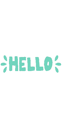 HelloNicoler giphyupload hello blue green Sticker