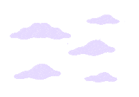 Just Like Heaven Clouds Sticker