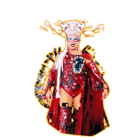 Caos Sticker by La Más Draga