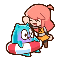 Summer Head Sticker by Kurechii