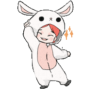 Bunny Rabbit Sticker by Kofta
