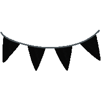 ApartGeval party flag feest vlag Sticker