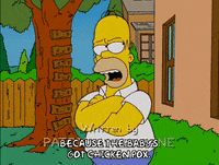 Angry Season 17 GIF by The Simpsons