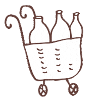 Milk Коляска Sticker by MAMAKO