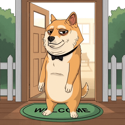 Welcoming Shiba Inu GIF by Doge Pound