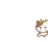Cow 走る Sticker