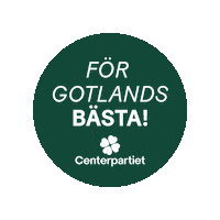 Gotland Sticker by Centerpartiet