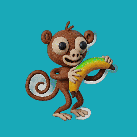 Hungry Monkey GIF