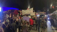 Anti-Adani Mine Protesters Block Streets in Brisbane