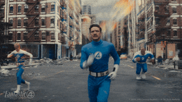 Fantastic Four Running GIF by Marvel Studios