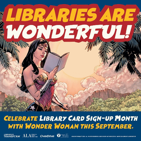 Wonder Woman Mujer Maravilla GIF by Gibsonville Public Library