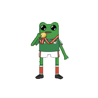 We Did It Frog Sticker by fwogs