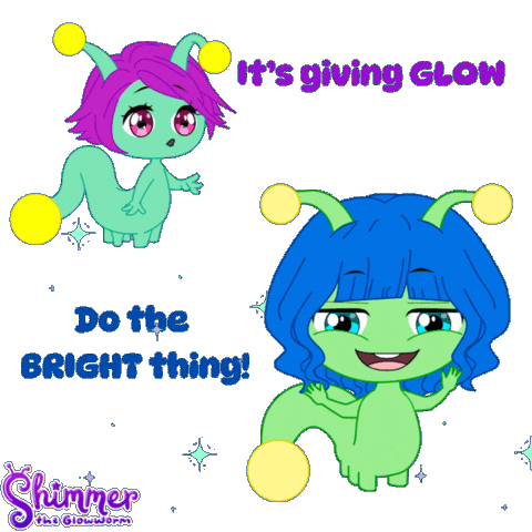 Fire Glow Sticker by ShimmertheGlowworm