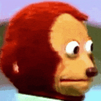 Suspicious Monkey GIF by MOODMAN