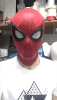 Marvel-ous: Custom Spider-Man Costume Features Adjustable Eyes
