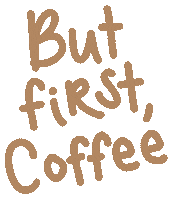 PaperBoe coffee butfirstcoffee firstcoffee christinahj Sticker