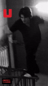 Black And White Smile GIF by Jerry Habibi