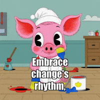 Peace Change GIF by The Pigasso
