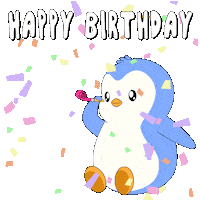Happy Birthday Party Sticker by Pudgy Penguins
