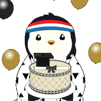 Celebration Sticker by Pudgy Penguins