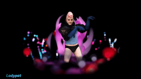 pink dancing GIF by ladypat
