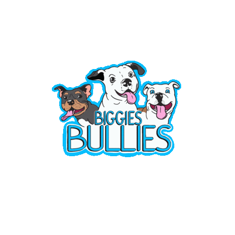 biggiesbullies giphyupload rescue pitbull biggies Sticker