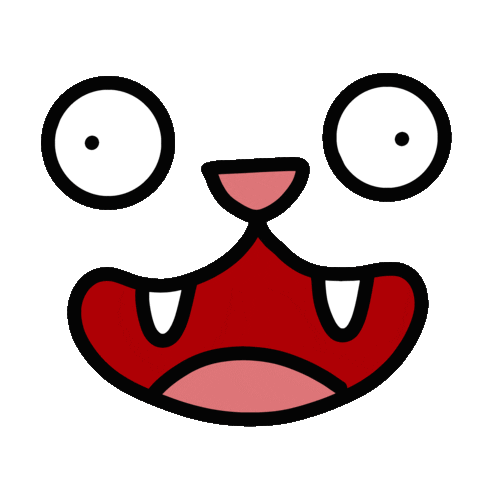 Animal Face Smile Sticker by Artandsuchevan