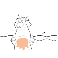 Kuh Sticker by qSTALL