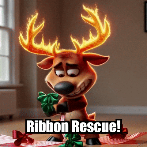 Christmas Giftwrapping GIF by elkijahspark
