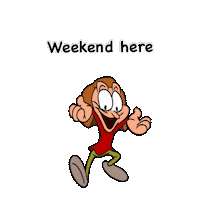 Have A Good Weekend Sticker by Elnaz  Abbasi
