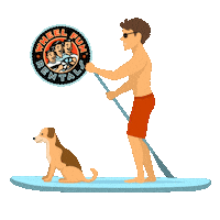 Dog Summer Sticker by Wheel Fun Rentals MN