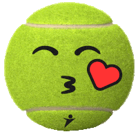 Tennis Kiss Sticker by Cia da Esteira