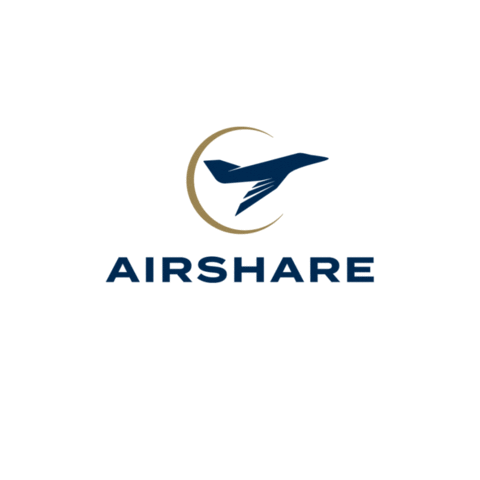 FlyAirshare giphyupload logo travel like Sticker