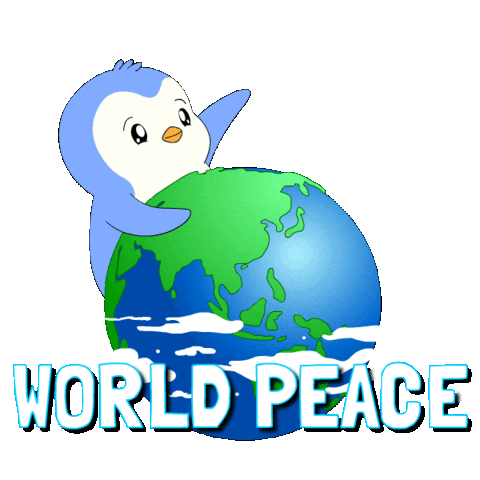 War Penguin Sticker by Pudgy Penguins