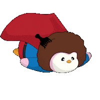 Flying On My Way Sticker by Pudgy Penguins