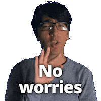 No Problem Relax Sticker