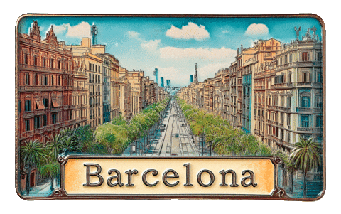 Barcelona Iman Sticker by dōcō mobility