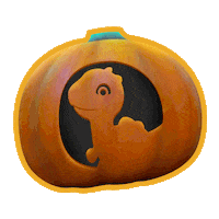 Trick Or Treat Halloween Sticker by Dino Ranch