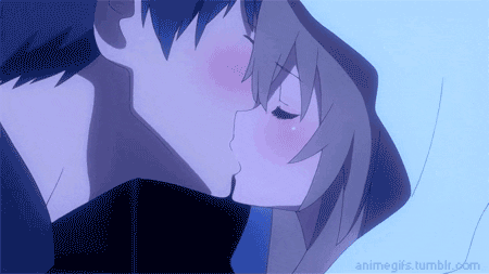 Anime anime kiss GIF on GIFER - by Nightblade