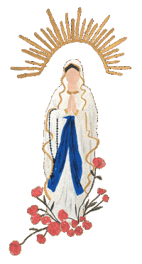 Virgin Mary Sticker by Be A Heart