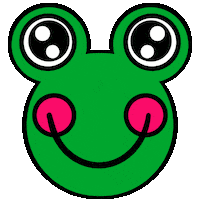 Sleepy Big Eyes Sticker