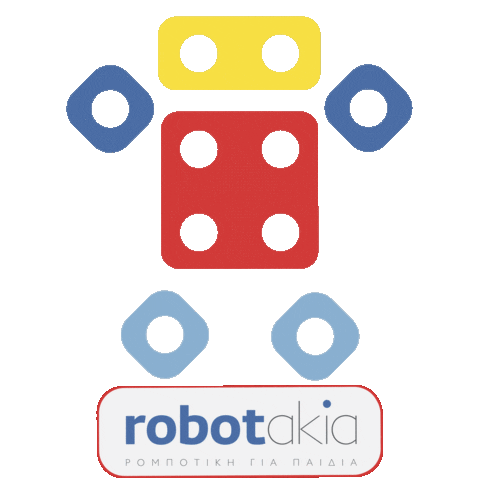 Robotakia school kids robot education Sticker