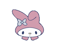 Pink Character Sticker by Sanrio License Europe