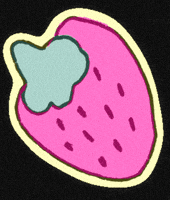 Pink Strawberry GIF