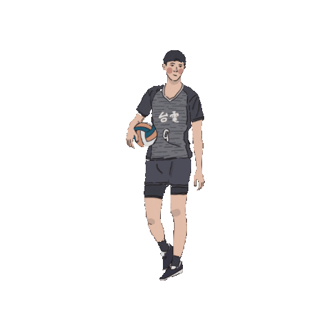 chengchengzz giphygifmaker 排球 台電 台電男排 Sticker