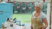 Happy Bake Off GIF by The Great British Bake Off