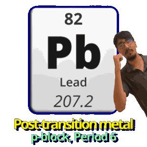Lead Pb Sticker
